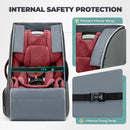 RAINSMORE Padded Car Seat Travel Bag for Airplane Heavy Duty Car Seat Backpack for Air Travel Baby Carseat Cover Bags for Airport Large Car Seats Carrier Fits Car Seats & Booster Seats,Gray by TinyTreasures Baby Boutique