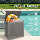 NUNU LAB 31 Gallon Outdoor Storage Box Waterproof,Indoor Outside Deck Boxes,Backyard Storage Bin For Package Delivery,Garden Tools,Patio Cushions,Pool Accessories,Storage Bench Lockable Lid by GreenHaven Gardens