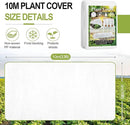 Plant Covers Freeze Protection, 10x33FT Reusable Thickened Winter Floating Row Covers, Frost Cloth Blanket Shade Cloth Garden Fabric Plant Cover for Raised Beds Vegetables Insect Winter Frost by GreenHaven Gardens