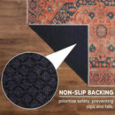 Keen Home Design 2x7 Rug - Machine Washable Runner Rug with Non-Slip Backing, Ideal for Hallway, Entryway, Kitchen, Laundry Room - Vintage, Easy Clean, Durable, Low Pile Rug - (2'6" x 7') by CozyNest Decor