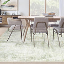 Area Rugs 8x10 Living Room: Washable Rug Modern Abstract Large Rugs Soft Non Slip Neutral Rug Stain Resistant Indoor Carpet for Bedroom Kitchen Dining Room Home Office Rugs(Green Brown,8'x10') by TinyTreasures Baby Boutique