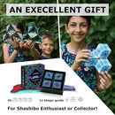 Shashibo Shape Shifting Box - Award-Winning, Patented Fidget Cube w/ 36 Rare Earth Magnets - Transforms Into Over 70 Shapes, Gift Box, Download Fun in Motion Toys Mobile App (Wings, 4 Pack) by TinyTreasures Baby Boutique