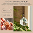HDCRYSTALGIFTS 4 Pack 40MM Clear Crystal Prism Ball Suncatchers Rainbow Pendants Maker, Hanging Crystals Chandelier Prisms for Windows Home Decoration by GreenHaven Gardens