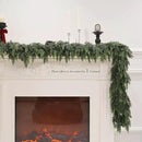 9FT Christmas Cedar Garland Artificial Real Touch Thickness Realistic Greenery Pine Garland for Mantle Fireplace Outdoor Indoor Christmas Decorations by CozyNest Decor
