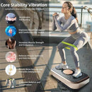 Vibration Plate Fitness Platform Whole Body Exercise Machine with 120 Speed Levels, Lymphatic Drainage, Fat Burning, and Weight Loss, Perfect for Women, Men, and Home Gym Exercise by CozyNest Decor