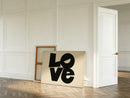 LOVE Modern Block Typography Print