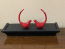 Vibhsa Red Bird Figurines of Heal and Happiness