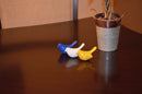 Vibhsa Bird Figurines Symbols of Health & Happiness (Blue, White & Yellow)