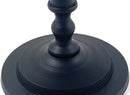 Vibhsa Pillar Candle Holder - Matte Black (7"H)