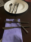 Stainless Steel Flatware 18 PC Set-Dinner knives, Dinner Forks, Teaspoons
