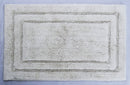 CHICOS HOME Ivory Color Plain Bath Rug 20" x 32"