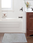 CHICOS HOME Ivory Color Plain Bath Rug 20" x 32"