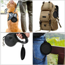 5" Portable and Foldable Small Dog Bowl-Black (5 Pieces)