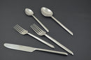 Flatware set of 20 Pieces Silver Design Unique Handle Stainless Steel