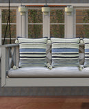 Pillow Handwoven braided Textured Stripe Decor