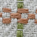 Handwoven Knotted Edging Decorative Throw Pillow, 14"X24"