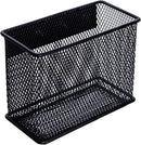 dedoot Minimalist Black Magnetic Pen Holder, 4.7x2.3x3.7inch Strong Mesh Magnetic Holder for Whiteboard Marker, Refrigerator, Locker by CozyNest Decor