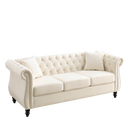 3-seater + 3-seater Combination sofa.Beige Velvet(W834S00063)
