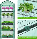 Mini Greenhouse for Indoor Outdoor: Ohuhu Small Plastic Plant Green House 5-Tier Rack Stand Portable Greenhouses with Durable PE Cover for Seedling, Ideal Gardening Gifts for Women Men by GreenHaven Gardens