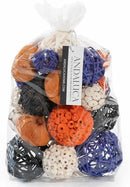 ANDALUCA Decorative Balls Halloween Bowl Filler Home Decor (Purple Orange) by CozyNest Decor