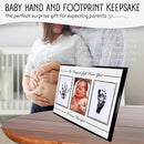 Baby Hand and Footprint Kit with Photo & Birth Details, Inkless Hand and Footprint Kit, Newborn Keepsake Plaque, Baby Shower Gifts (STYLE 2 (Baby Shower) (Gift From God)) by TinyTreasures Baby Boutique
