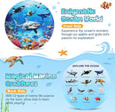 Underwater Ocean Floor Puzzle for Kids Ages 4-6, Shark Toys for Boys Girls, 70 Pieces Large Jigsaw Shark Puzzles for Kids Ages 3-8, Educational Ocean Animals Toys for Birthday Christmas by TinyTreasures Baby Boutique