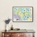 Vintage Map of Upper Peninsula of Michigan, 1935