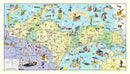 Vintage Map of Upper Peninsula of Michigan, 1935