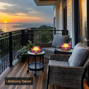 GIGALUMI Solar Light Outdoor Garden Decor, Lotus Flower Light Crackle Globe Glass Lantern Outdoor Table Decor Waterproof for Patio, Lawn, Pathway, Pool, Pond, Christmas Gift (Pink Petal) by GreenHaven Gardens