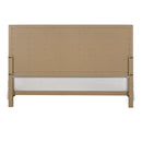Panel Bed Frame With Unique Headboard And Included Slats
