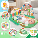 Baby Gyms Play Mats, Tummy Time Mat Toys, Infant Play Mat and Activity Gym, Baby Play Piano Gym Mat, Play Mats for Babies Newborns and Toddlers, Baby Activity Mat Toys 0-3-6-12 Months (Green) by TinyTreasures Baby Boutique