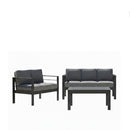 Outdoor Patio Set, All-Weather With Thick Cushions by HouseOfZazla