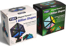 TOSY Magnet Pyramid - 1 Cube Transforms into 1 Billion Shapes, 12 Pieces, 243 Rare Earth Magnets, Glowing, Holographic Magnet Tiles Creative Puzzle STEM/STEAM Toy, Mixed Set by TinyTreasures Baby Boutique