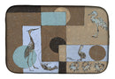Blue Heron Dish Drying Mat – Absorbent, Artistic Kitchen Essentials 8103DDM