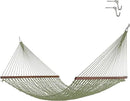 Hatteras Hammocks Deluxe Meadow Duracord Rope Hammock with Free Extension Chains & Tree Hooks, Handcrafted in The USA, 450 LB Weight Capacity, 13 ft. x 60 in by GreenHaven Gardens
