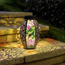 Outdoor Solar Lantern-Waterproof Hummingbird Hanging Metal Decorative Lights for Patio Table Garden Pathway Yard with Super Bright Warm White LED, Large Solar Panels, Auto On/Off by GreenHaven Gardens
