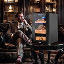 Electric Cigar Humidor, 25L 200 Counts Large Capacity,Thermostatic Electric Cooler Cabinet with Digital LED Screen, Safety Lock,Smart Humidity & Temp Control, Gifts for Men by CozyNest Decor