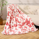 RYNGHIPY Cow Print Throw Blanket: Soft Animal Cow Bed Throws Cute Farm Flannel Fleece Throw Blankets Thick Warm Plush Blankets for Sofa Couch Cow Decor Throws (Pink, 63''x79'') by CozyNest Decor