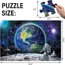 Jumbo Floor Puzzle for Kids Ages 4-8,Space Earth Jigsaw Puzzles,48 Piece Astronaut Large Puzzles for Toddler Ages 3-5,Preschool Learning Planets Earth Toys Christmas Birthday Gift for Boys Girls by TinyTreasures Baby Boutique