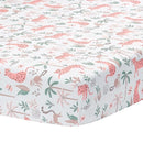 Lambs & Ivy Enchanted Safari Leopard/Lemur Jungle 3-Piece Baby Crib Bedding Set by TinyTreasures Baby Boutique