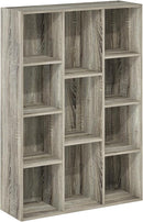 Furinno Luder 11-Cube Open Shelf Bookcase, Bookshelf, French Oak by TinyTreasures Baby Boutique