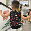 Accmor Toddler Backpack Harness with Leash, Cute Baby Backpacks with Anti Lost Wrist Link, Mini Kids Backpack Tether Walking Harness for Travel Outdoor, Black Excavator Backpack Tether for Boys Girls by TinyTreasures Baby Boutique