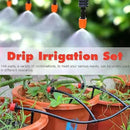 98.5FT Drip Irrigation System Kit, 149 Pack Automatic Irrigation System, Greenhouse Micro Drip Irrigation Kit for Garden Greenhouse, Flower Bed,Patio,Lawn by GreenHaven Gardens
