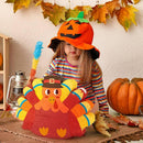 WERNNSAI Thanksgiving Turkey Pinata - Fall Decorations Red Turkey Pinata Thanksgiving Games for Kids Fall Festival Autumn Decor Carnival Party Supply with Blindfold by TinyTreasures Baby Boutique