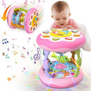 Baby Girl Toys 12 Months, Musical Rotating Light Up Infant Toys Tummy Time for Infant 12-18 Months, Crawling Learning Toys Birthday Gifts for Baby 1 2 3 Years Old by TinyTreasures Baby Boutique