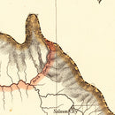 Vintage Map of Idaho 1876