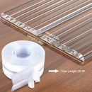 Baby Proofing 26.2ft Long (2.32" Wide),Clear Corner Protectors,Soft Edge Protectors Corner Guards Furniture Corner&Edge Safety Bumpers with Upgraded Strong Adhesive for Sharp Furniture & Table Edges by TinyTreasures Baby Boutique
