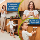 Child Safety Strap Locks (10 Pack) Baby Locks for Cabinets and Drawers, Toilet, Fridge & More. 3M Adhesive Pads. Easy Installation, No Drilling Required, White by TinyTreasures Baby Boutique