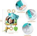 Car Seat Toy, Baby Car Mirror for Rear Facing, Travel Baby Activity Center with Hanging Engaging Toys for Infants Babies 0-6-12-18 Months Boy Girl by TinyTreasures Baby Boutique
