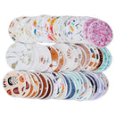 8 pcs(4 Pairs) Random Prints Breast Pads for Nursing Mothers, Reusable and Washable with 1 Bag(8 pcs randomprints with1 Bag) by TinyTreasures Baby Boutique